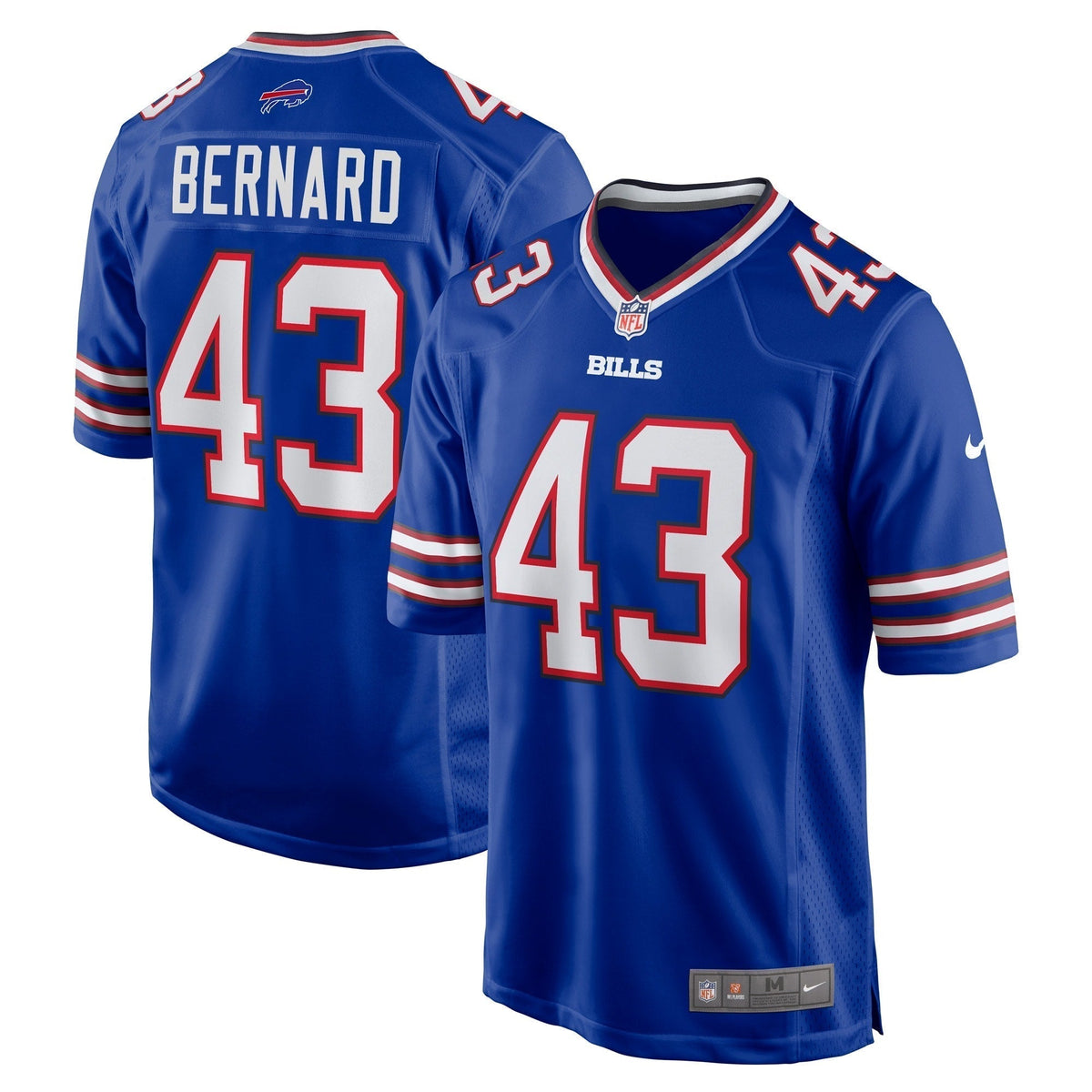 Terrel Bernard Buffalo Bills Nike Game Jersey - Royal football jersey product view 1