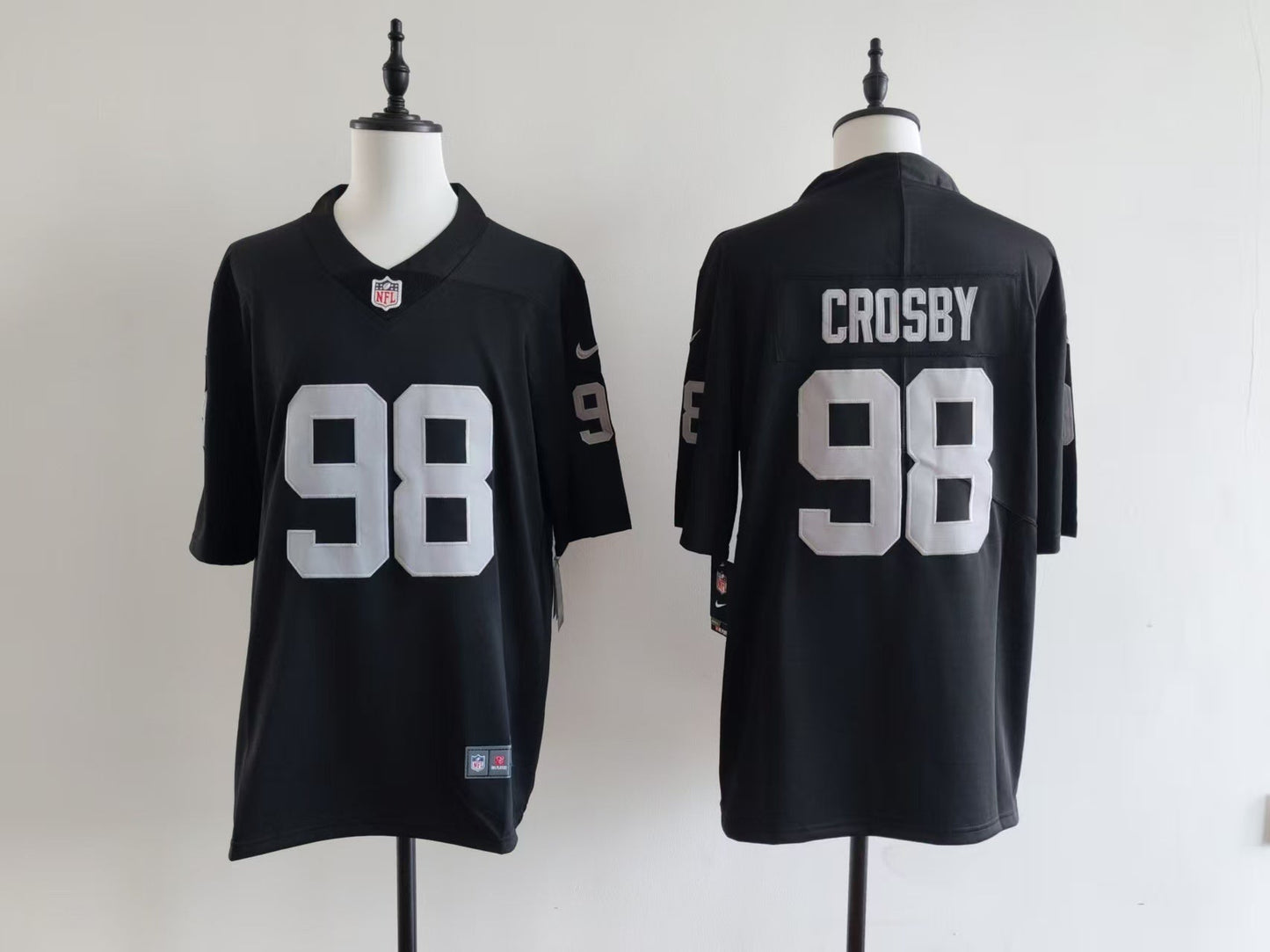Men's Oakland Raiders Maxx Crosby Jersey - Black football jersey product view 1