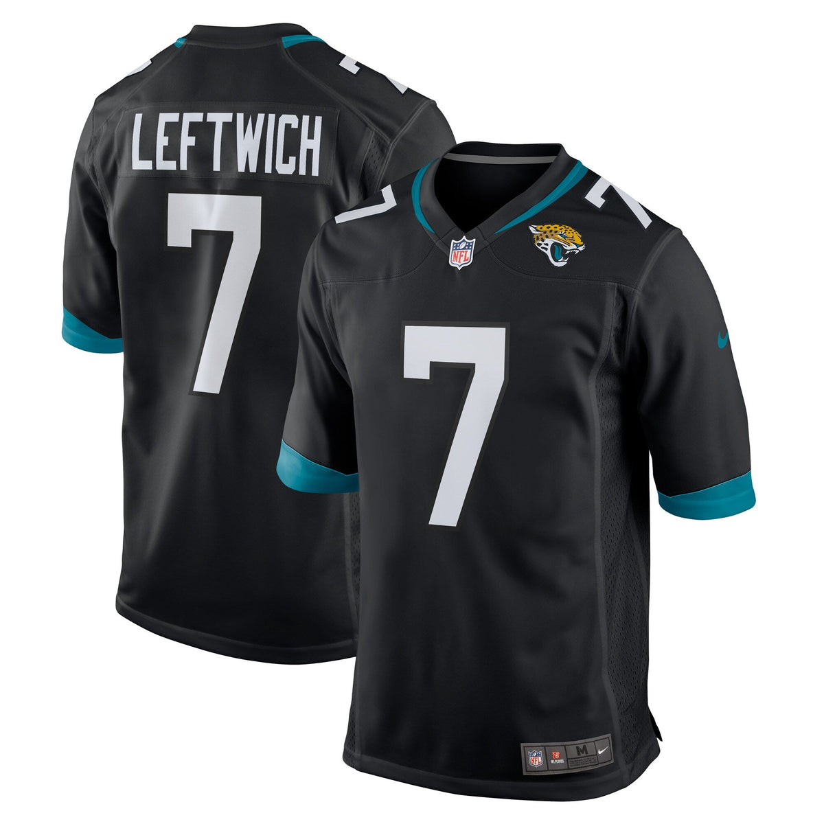 Byron Leftwich Jacksonville Jaguars Nike Alternate Retired Game Jersey - Black football jersey product view 1