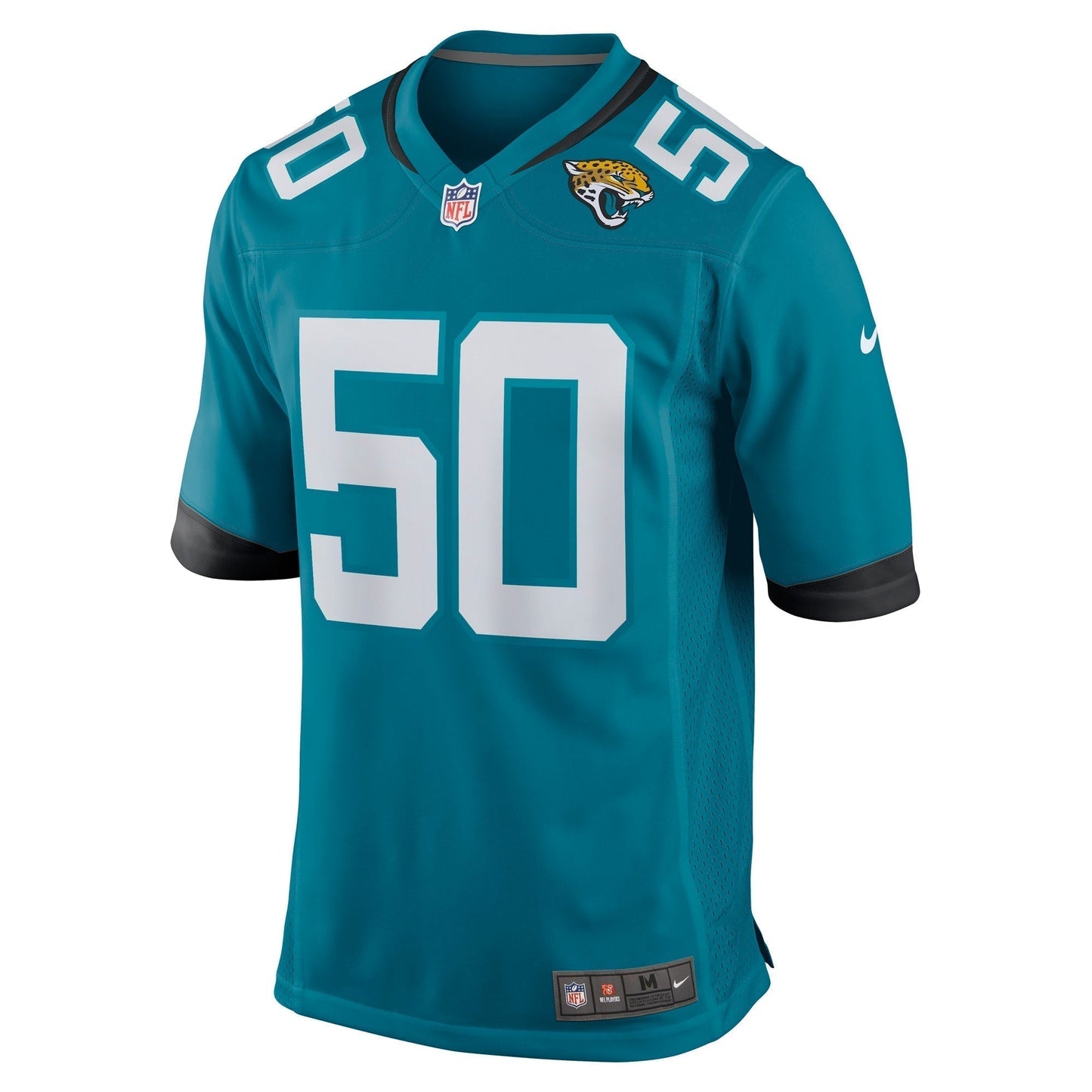 Shaquille Quarterman Jacksonville Jaguars Nike Game Jersey - Teal football jersey product view 2