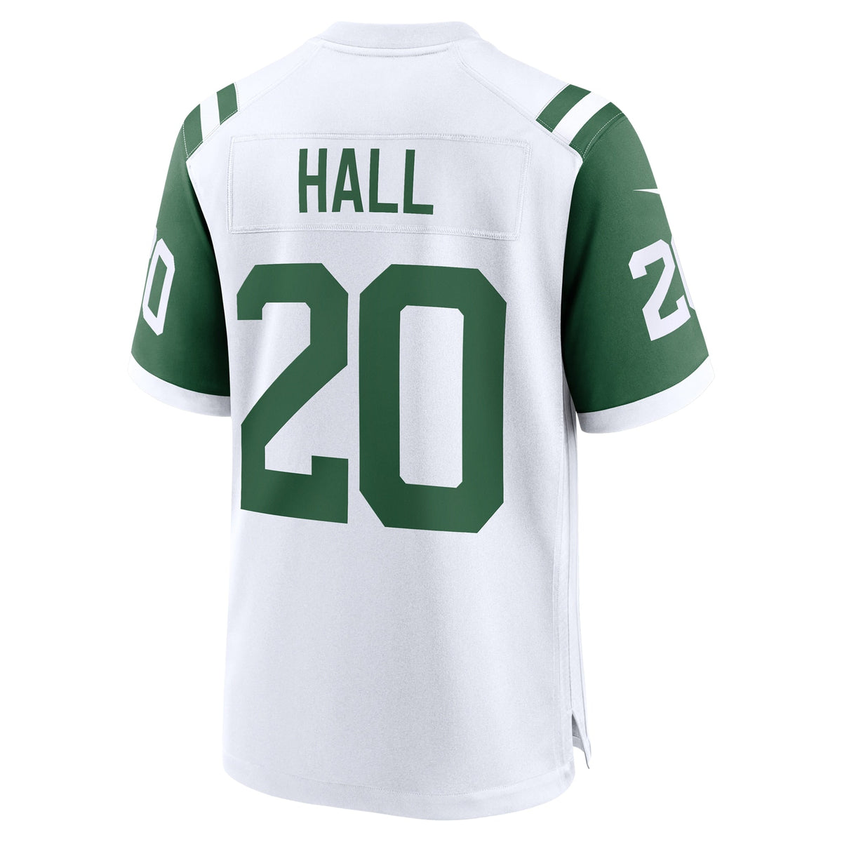 Breece Hall New York Jets Nike Classic Alternate Game Jersey - White football jersey product view 3