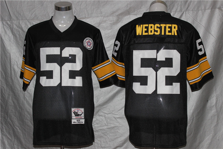 Men's Pittsburgh Steelers Mike Webster Black Legacy Replica Jersey1 football jersey product view 1