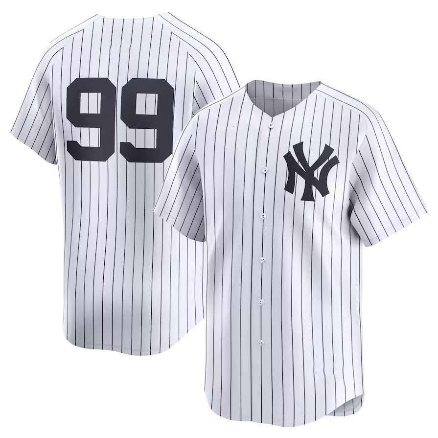 New York Yankees #99 Aaron Judge Home Limited Player Jersey - White Stitches Baseball Jerseys baseball jersey product view 1