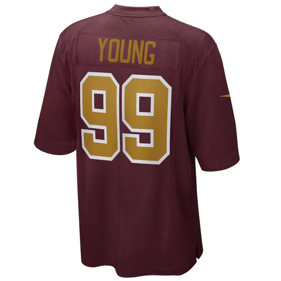 W.Commanders #99 Chase Young Burgundy Stitched Player Game Football Jerseys football jersey product view 1