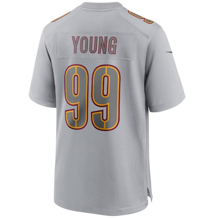 W.Commanders #99 Chase Young Gray Stitched Player Vapor Game Football Jerseys football jersey product view 1
