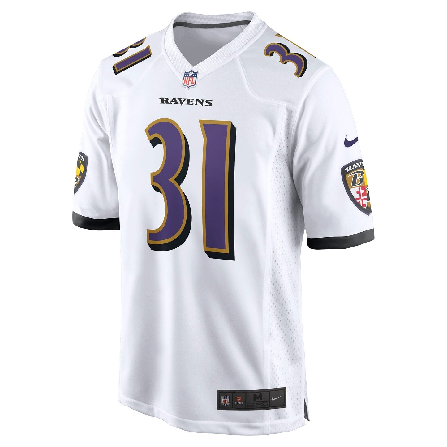 Jamal Lewis Baltimore Ravens Nike Retired Game Jersey - White football jersey product view 2