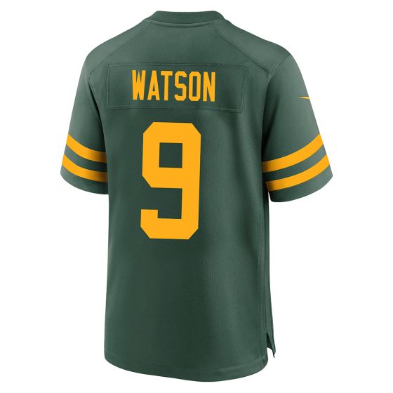 GB.Packers #9 Christian Watson 50s Green Classic Game Stitched American Player Football Jerseys football jersey product view 1