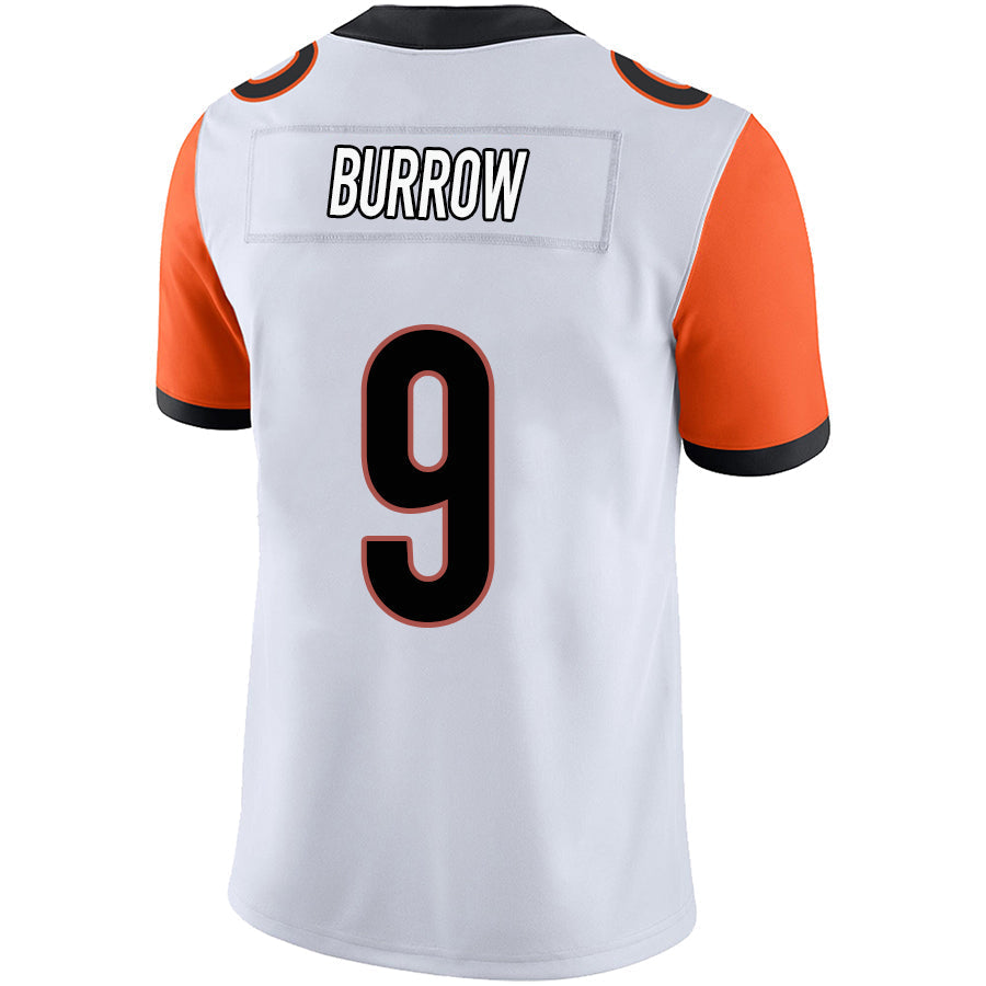 C.Bengals #9 Joe Burrow White Stitched Player Game Football Jerseys football jersey product view 1