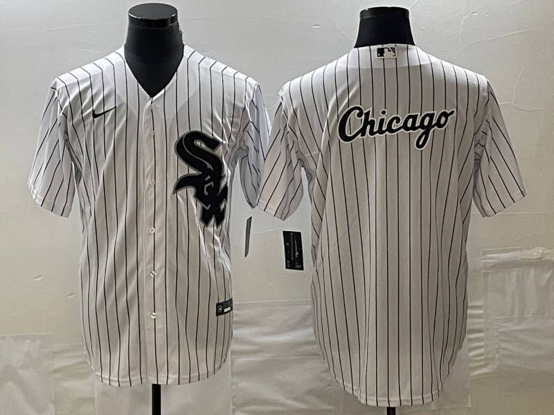 Men's Chicago White Sox White Home Replica Game Jersey1 baseball jersey product view 1