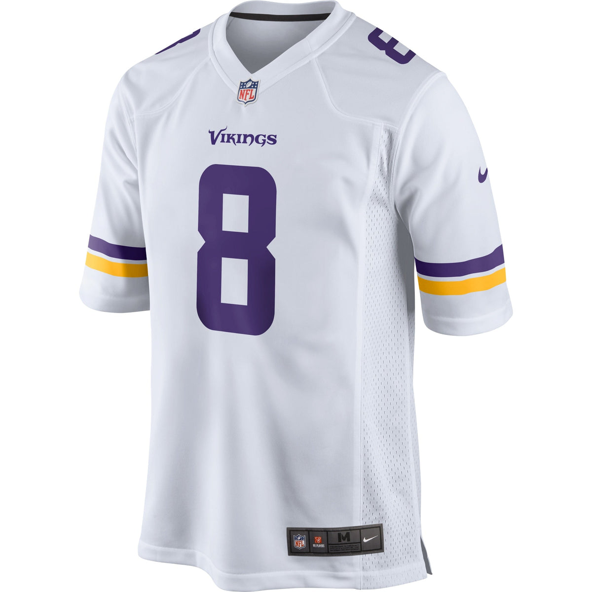 Kirk Cousins Minnesota Vikings Nike Game Jersey - White football jersey product view 2