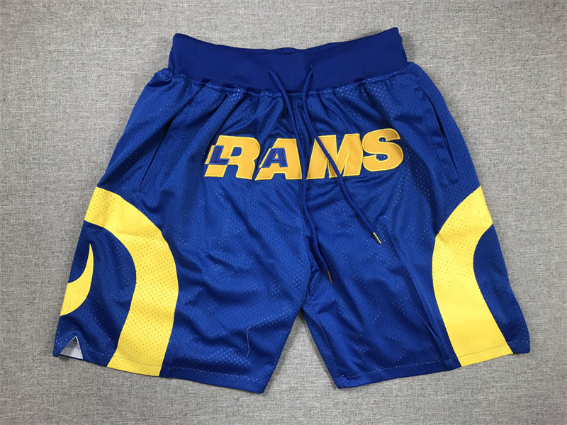 Men's Los Angeles Rams Royal Pocket Shorts1 football jersey product view 1