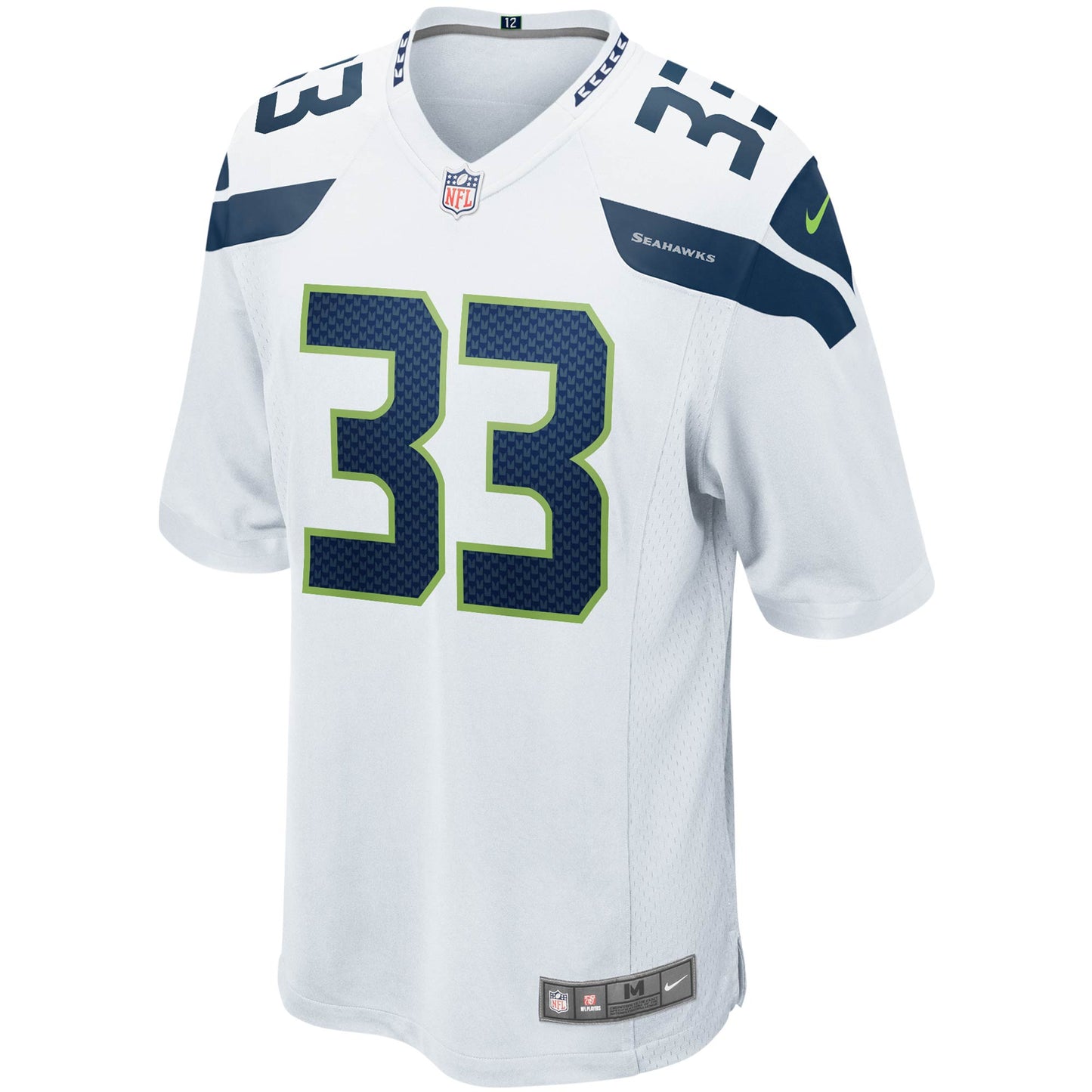 Jamal Adams Seattle Seahawks Nike Game Jersey - White football jersey product view 2