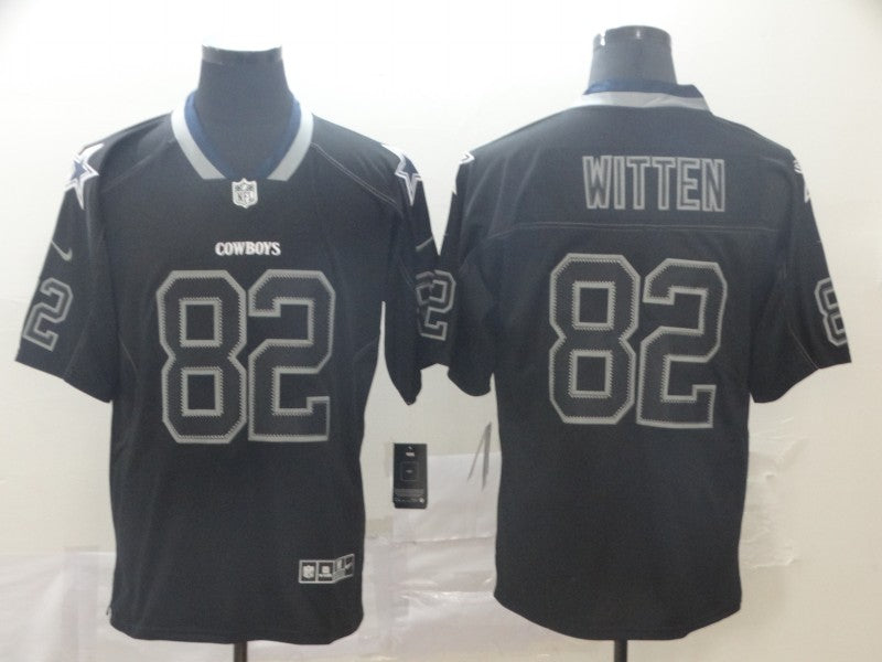 Men's Dallas Cowboys Jason Witten #82 Black Alternate Game Jersey1 football jersey product view 1
