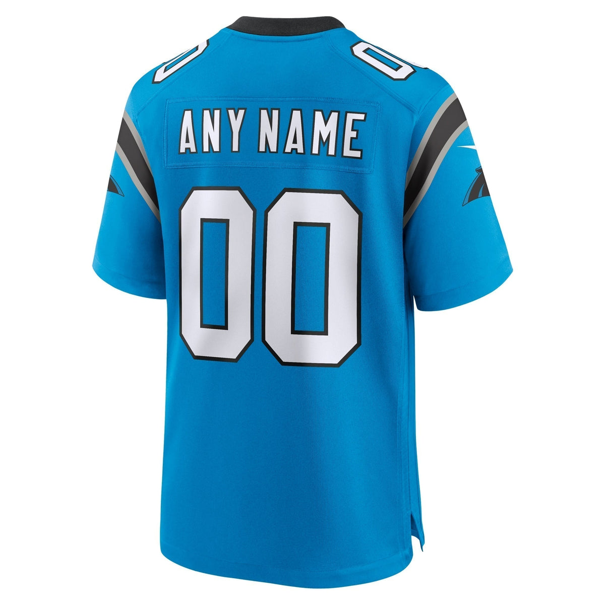 Carolina Panthers Nike Alternate Custom Game Jersey - Blue football jersey product view 3