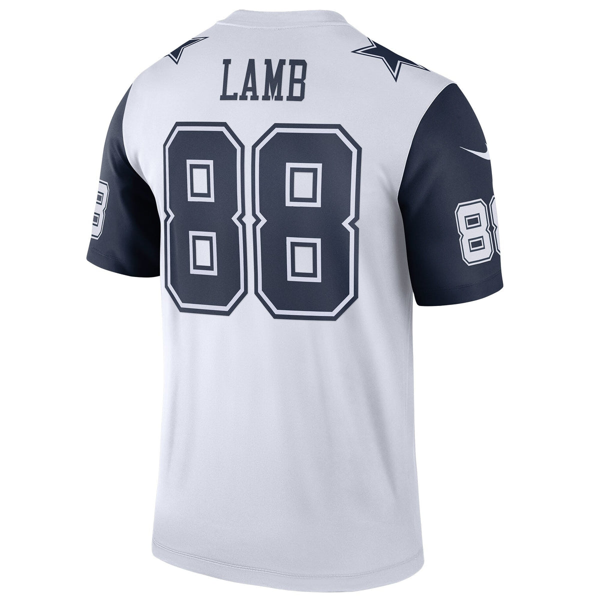 CeeDee Lamb Dallas Cowboys Nike 2nd Alternate Legend Jersey - White football jersey product view 3