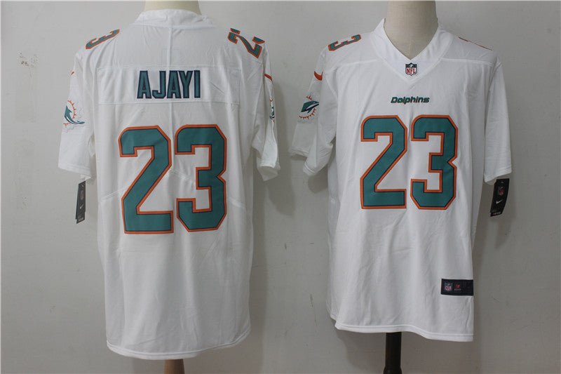 Men's Miami Dolphins Jay Ajayi #23 White Game Jersey1 football jersey product view 1