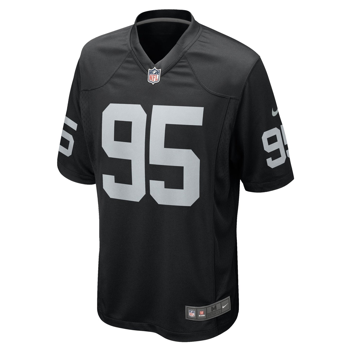 John Jenkins Las Vegas Raiders Nike Game Jersey - Black football jersey product view 2