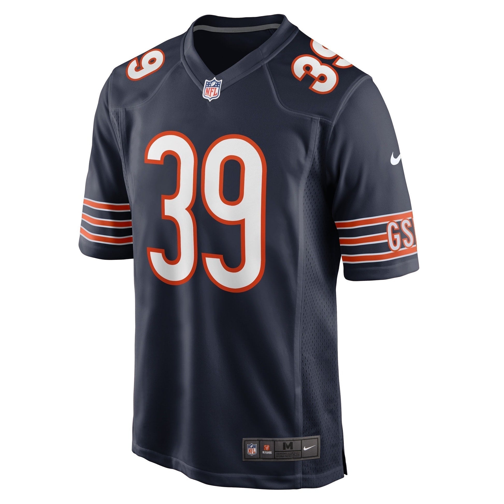 Josh Blackwell Chicago Bears Nike Game Jersey - Navy football jersey product view 2