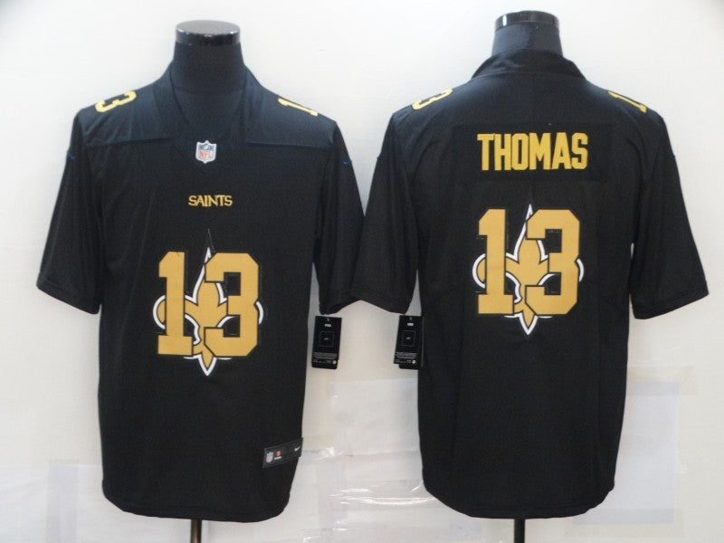 Men's New Orleans Saints #13 Michael Thomas Black Alternate Game Jersey1 football jersey product view 1