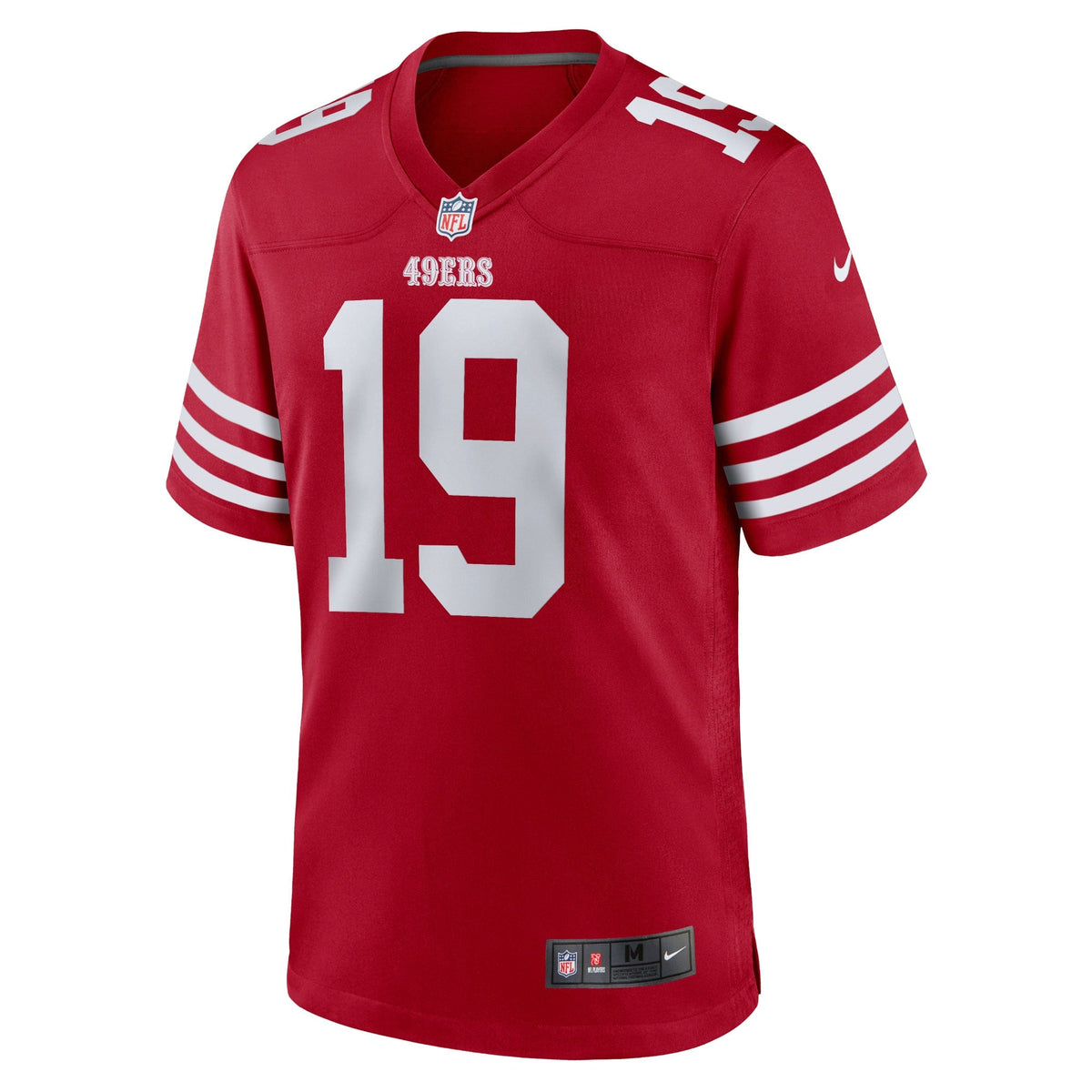 Deebo Samuel San Francisco 49ers Nike Team Game Jersey - Scarlet football jersey product view 2