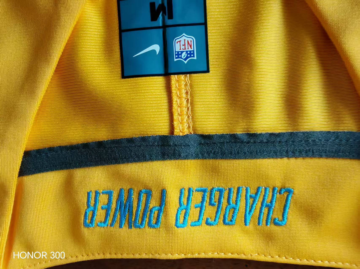 Men's San Diego Chargers Derwin James Jr. Jersey-Retro Yellow football jersey product view 2