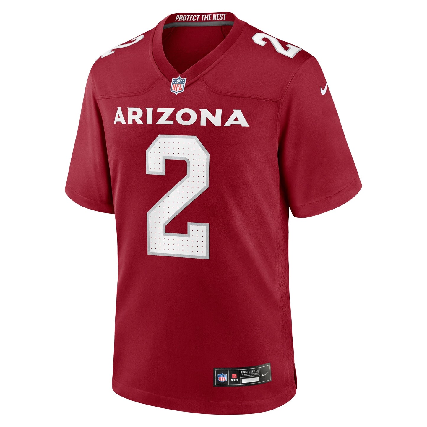Mack Wilson Arizona Cardinals Nike Game Jersey - Cardinal football jersey product view 2