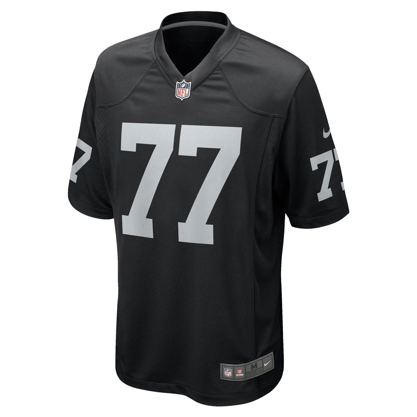 Thayer Munford Jr. Las Vegas Raiders Nike Team Game Jersey - Black football jersey product view 2