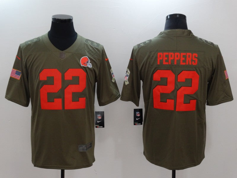 Men's Cleveland Browns Eric Murray Brown Player Jersey1 football jersey product view 1