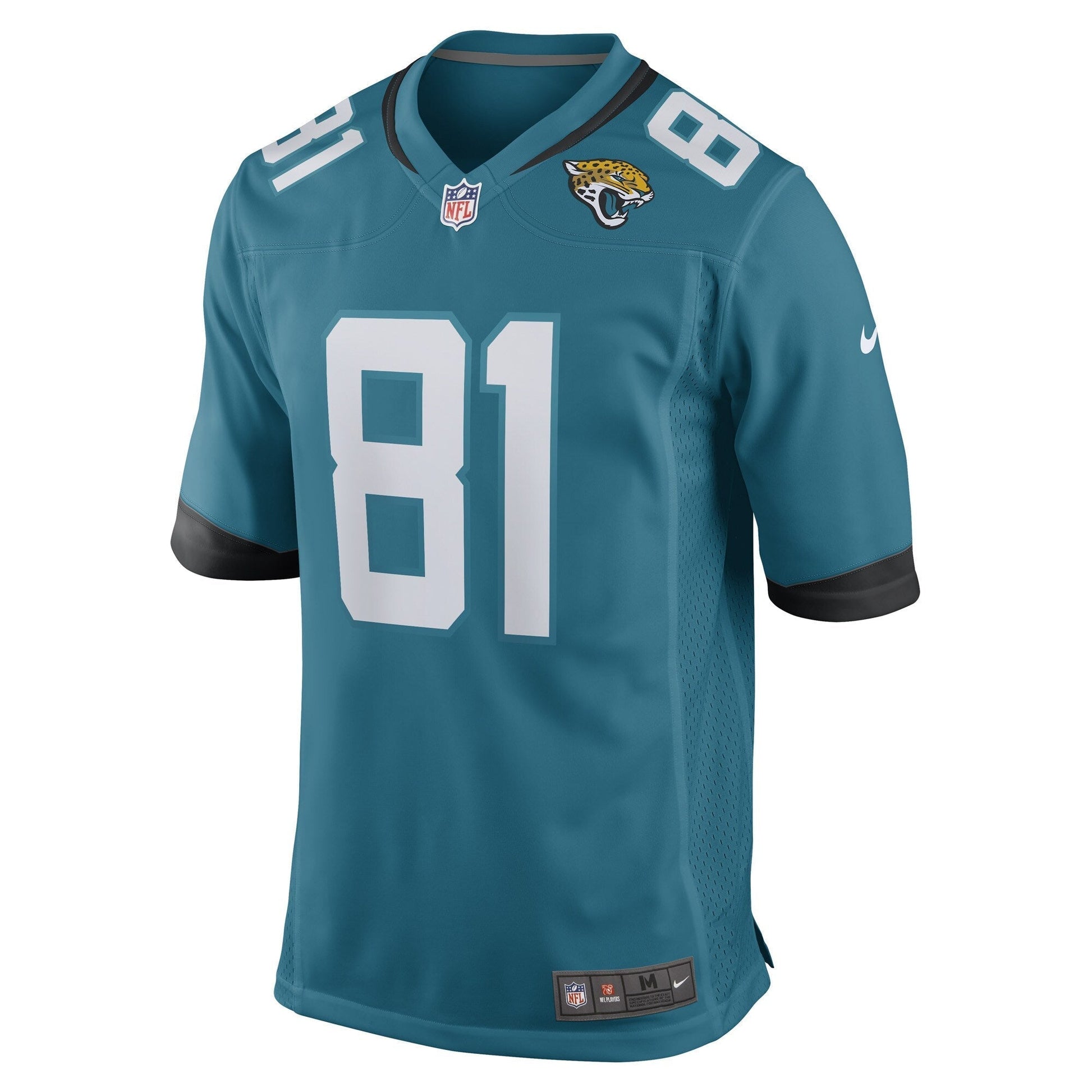 Seth Williams Jacksonville Jaguars Nike Game Jersey - Teal football jersey product view 2