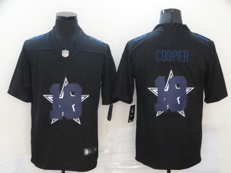Men's Dallas Cowboys #19 Amari Cooper Black Authentic Game Jersey1 football jersey product view 1