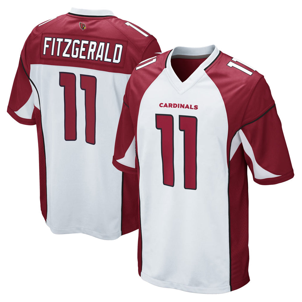 A.Cardinals #11 Larry Fitzgerald Player White Game Football Jerseys football jersey product view 1