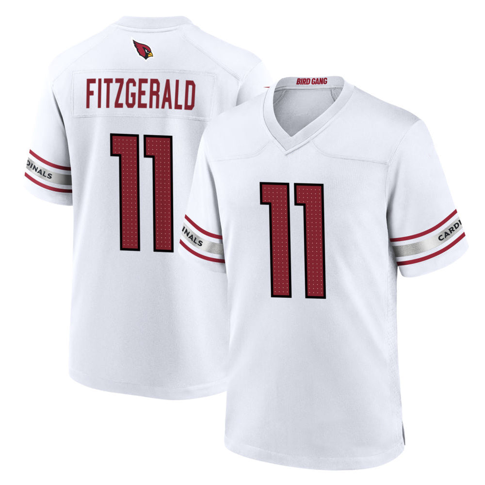 A.Cardinals #11 Larry Fitzgerald Player White Home Game Football Jerseys football jersey product view 1