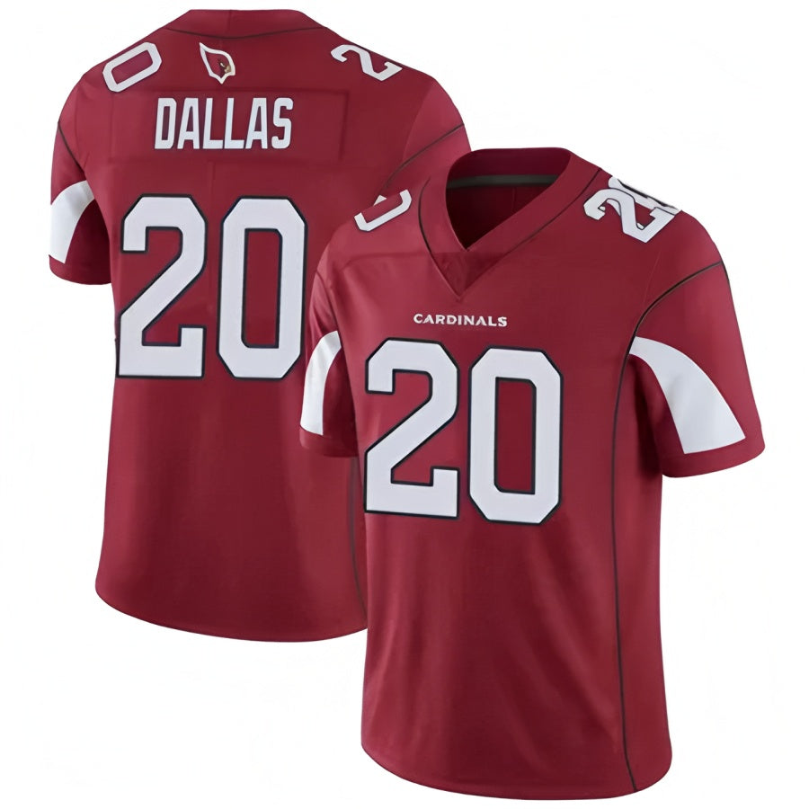 A.Cardinals #20 DeeJay Dallas Player Red Limited Football Jerseys football jersey product view 1