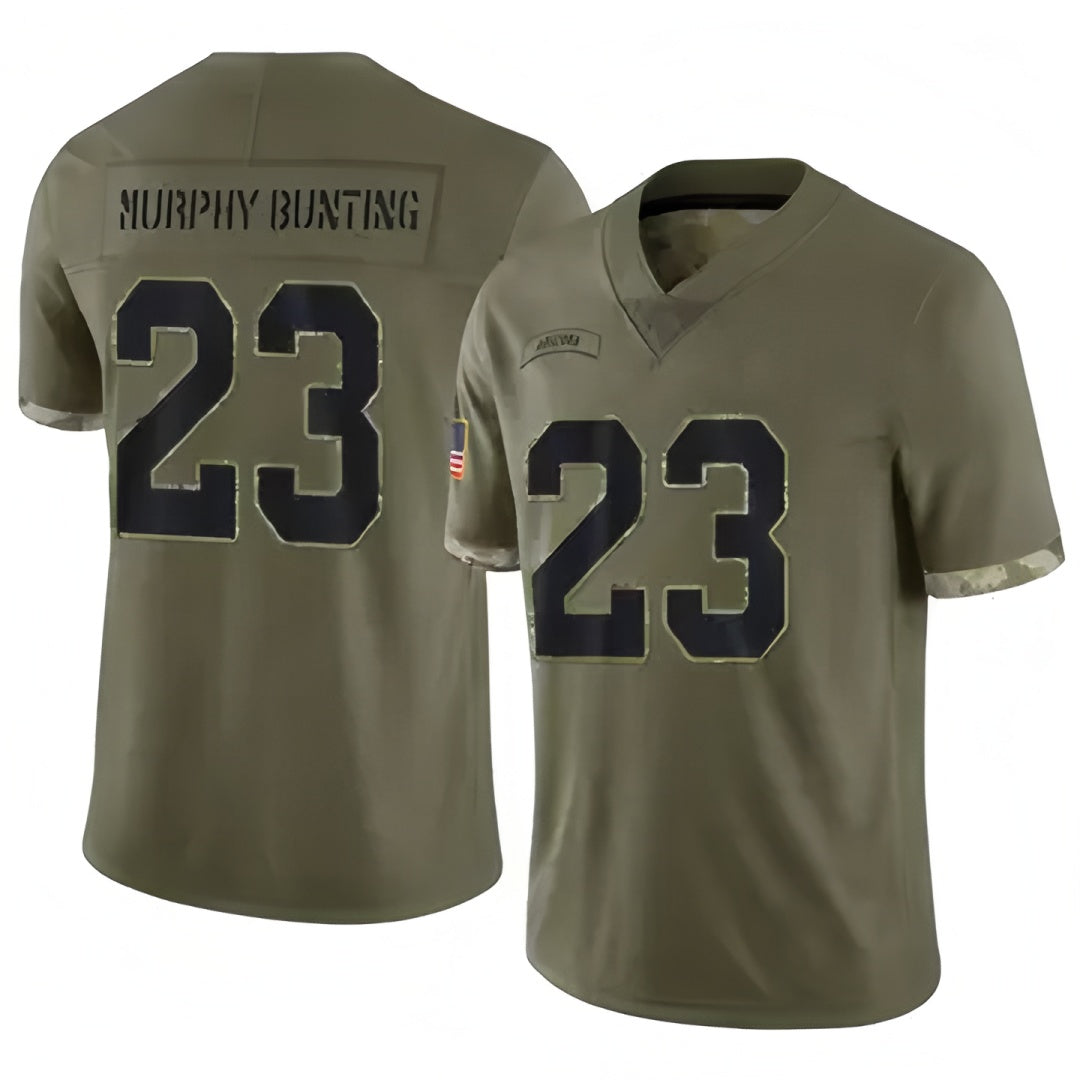 A.Cardinals #23 Sean Murphy-Bunting Player Olive Salute To Service Football Jerseys football jersey product view 1