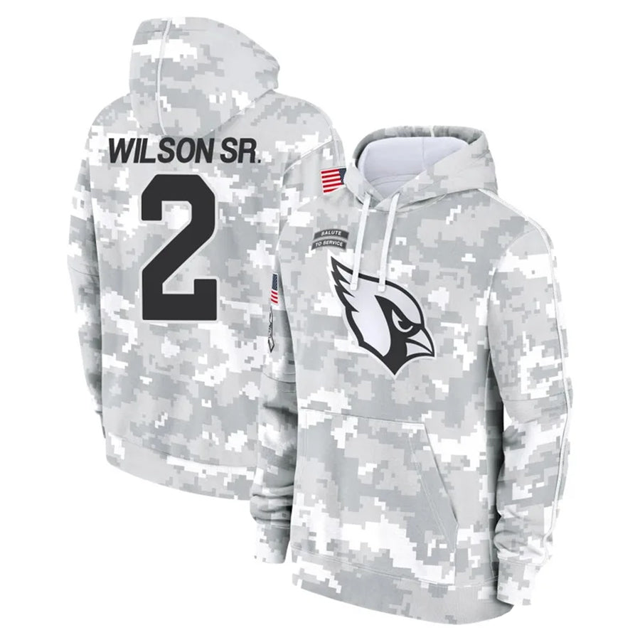 A.Cardinals #2 Mack Wilson Sr. Player Camo Salute to Service Hoodies Football Jerseys football jersey product view 1