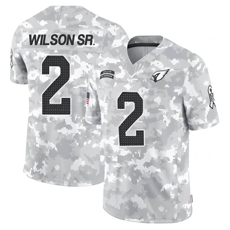 A.Cardinals #2 Mack Wilson Sr. Player Camo Salute to Service Limited Stitched Football Jerseys football jersey product view 1