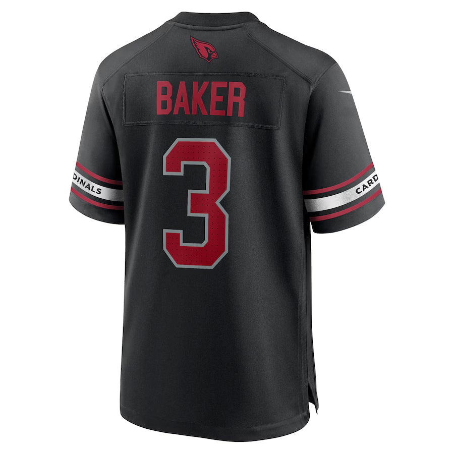 A.Cardinals #3 Budda Baker Player Black Game Football Jerseys football jersey product view 1