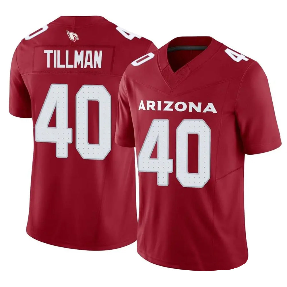 A.Cardinals #40 Pat Tillman Player Red Vapor F.U.S.E. Limited Football Jerseys football jersey product view 1