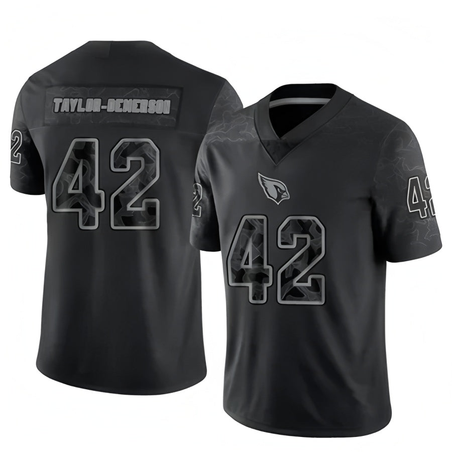 A.Cardinals #42 Dadrion Taylor-Demerson Player Black RFLCTV Limited Football Jerseys football jersey product view 1