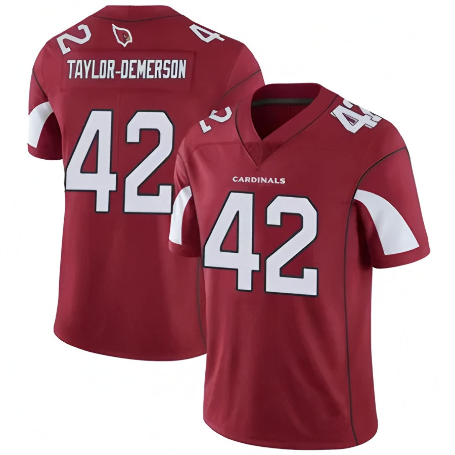A.Cardinals #42 Dadrion Taylor-Demerson Player Red Limited Football Jerseys football jersey product view 1