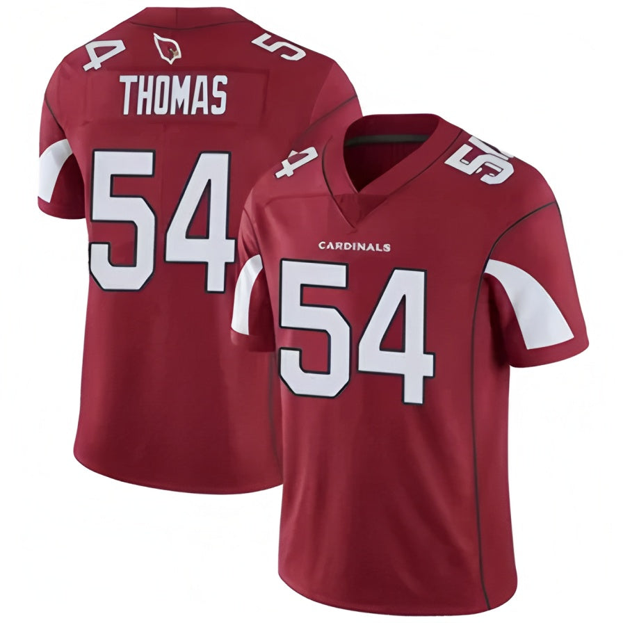 A.Cardinals #54 Xavier Thomas Player Cardinal Limited Vapor Untouchable Football Jerseys football jersey product view 1