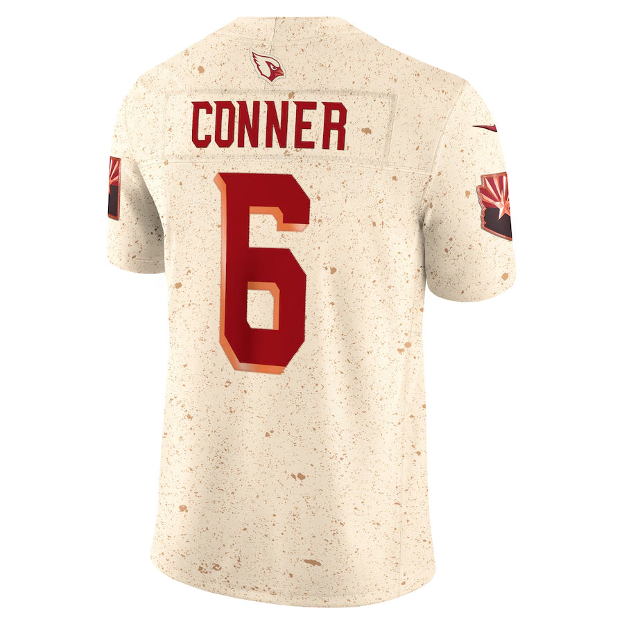 A.Cardinals #6 James Conner Player Rivalries Collection Vapor Limited Football Jerseys football jersey product view 1
