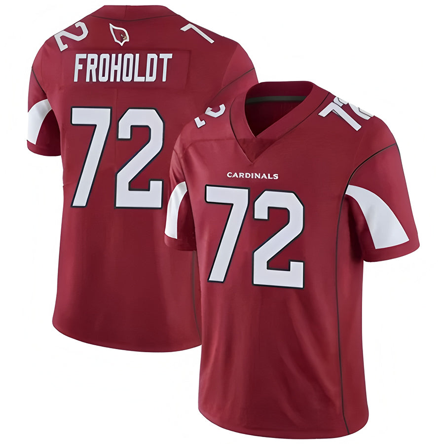 A.Cardinals #72 Hjalte Froholdt Player Cardinal Vapor Untouchable Limited Football Jerseys football jersey product view 1
