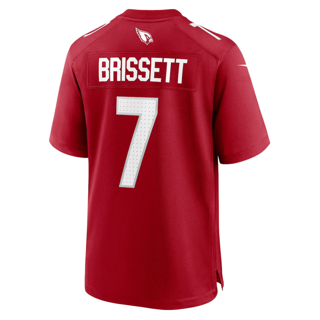 A.Cardinals #7 Jacoby Brissett Player Cardinal Home Game Football Jerseys football jersey product view 1