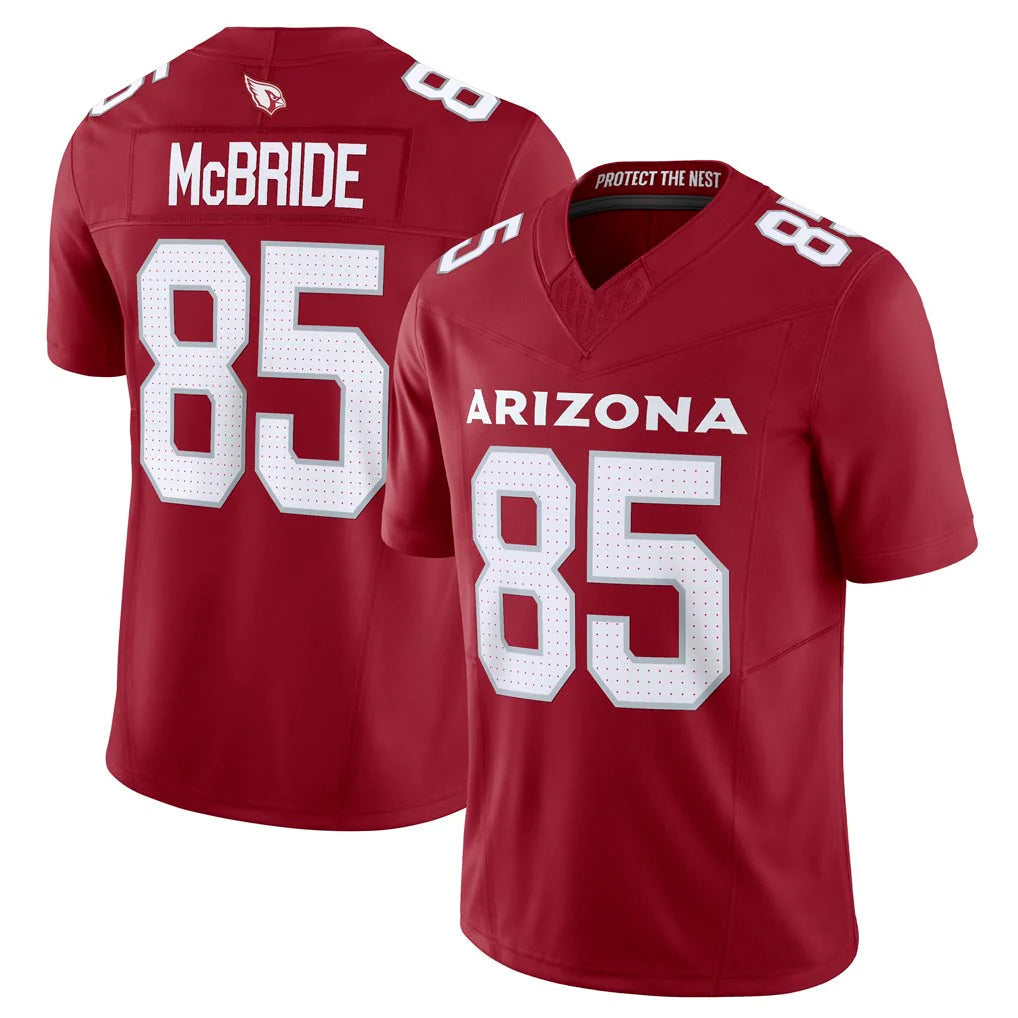 A.Cardinals #85 Trey McBride Player Red Vapor F.U.S.E. Limited Football Jerseys football jersey product view 1