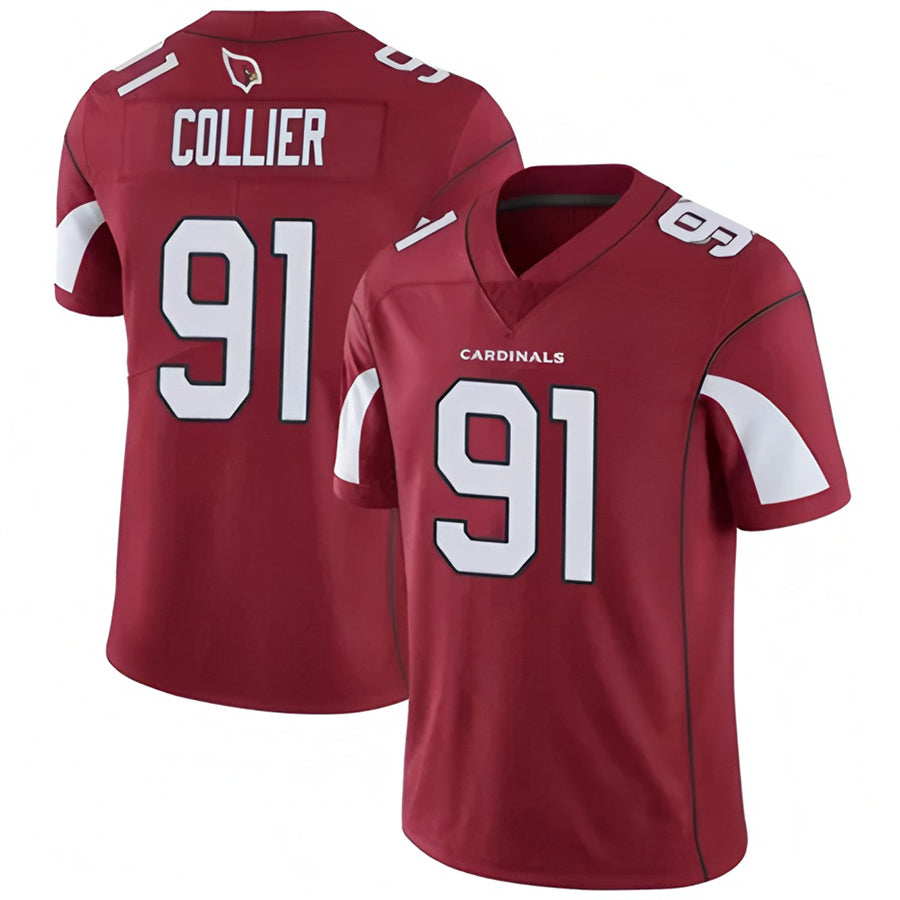 A.Cardinals #91 L.J. Collier Player Cardinal Vapor Untouchable Limited Football Jerseys football jersey product view 1