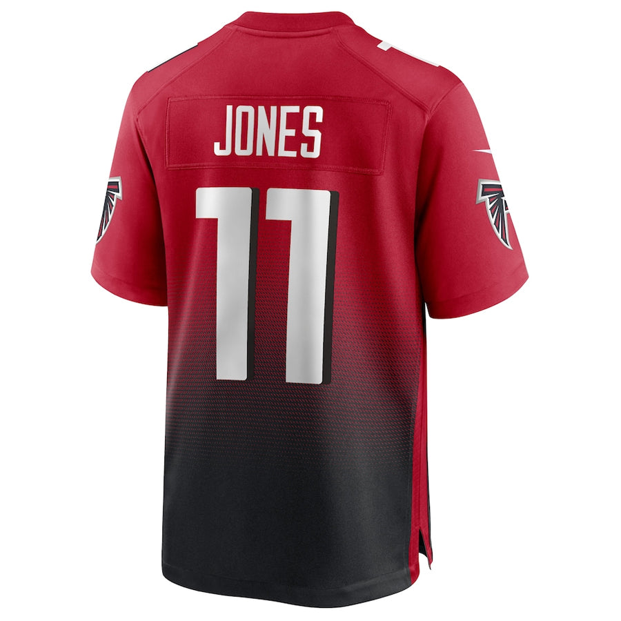 A.Falcons #11 Jalon Walker Player Red Home Game Football Jerseys football jersey product view 1