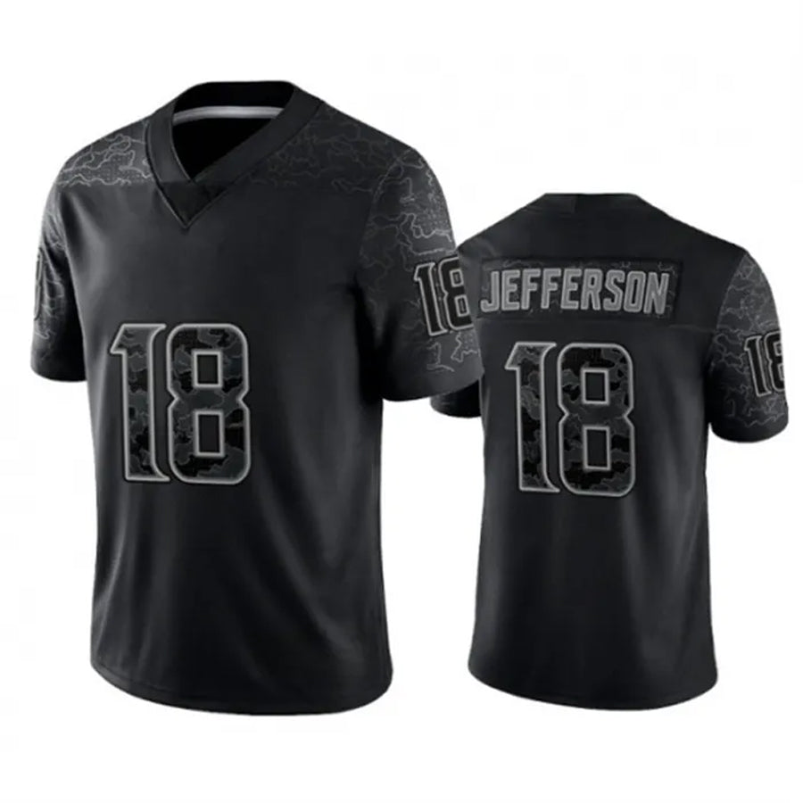 A.Falcons #18 Kirk Cousins Player Black RFLCTV Limited Football Jerseys football jersey product view 1