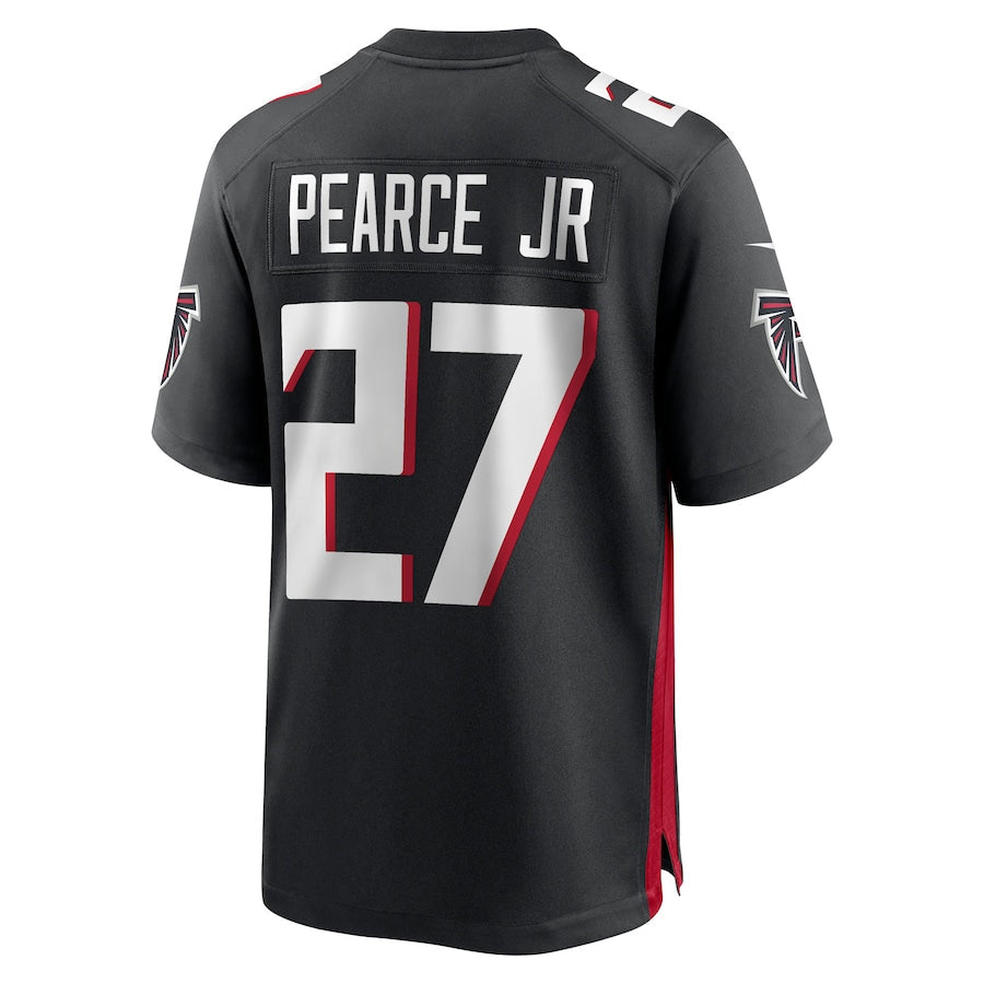 A.Falcons #27 James Pearce Jr. Player Black Home Game Football Jerseys football jersey product view 1
