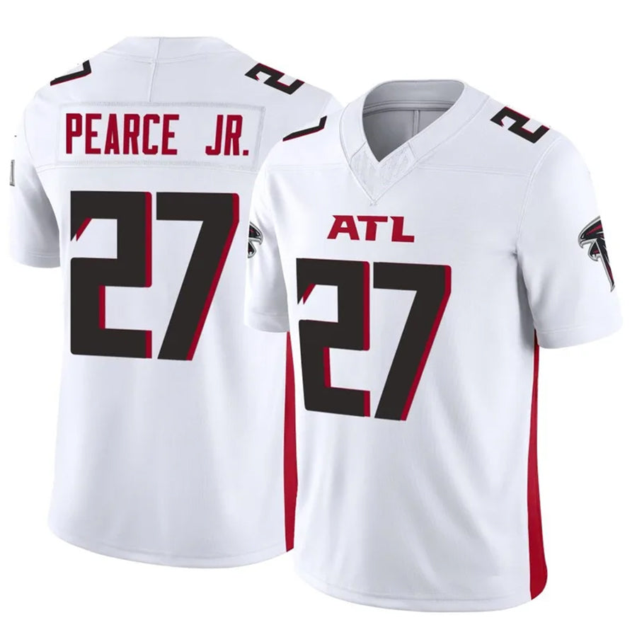 A.Falcons #27 James Pearce Jr. Player Vapor F.U.S.E. Limited White Football Jerseys football jersey product view 1